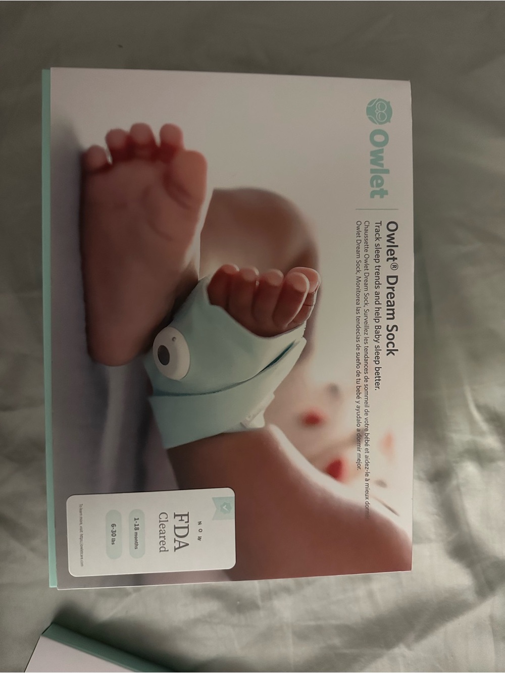 Owlet Dream Sock Baby Monitor + Extra Socks